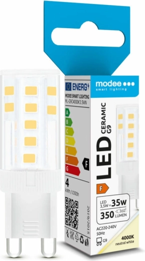 Ampoule LED G9 3,5 W blanc neutre MODEE LIGHTING Ceramic