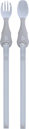Bibado Handi couverts pour enfants avec clip – mist