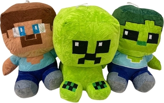 Peluche Minecraft 30 cm - 1 pièce