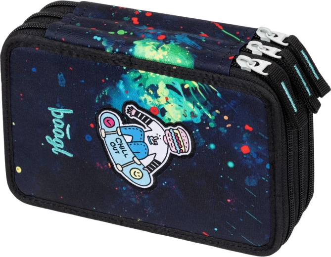 Baagl trousse scolaire trois étages Chill GRS
