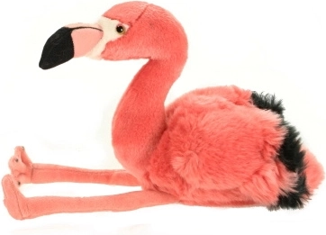 Flamant rose en peluche 30 cm