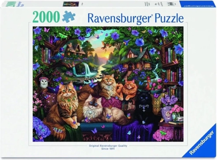 Puzzle Ravensburger « Chalet des chatons » 2000 pièces