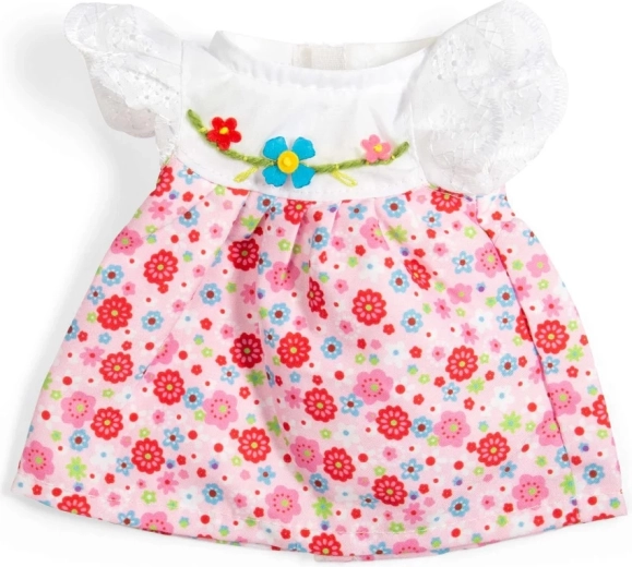 Bigjigs Toys robe rose avec manches en dentelle pour poupée 28 cm