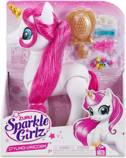 Licorne à coiffer Sparkle Girlz