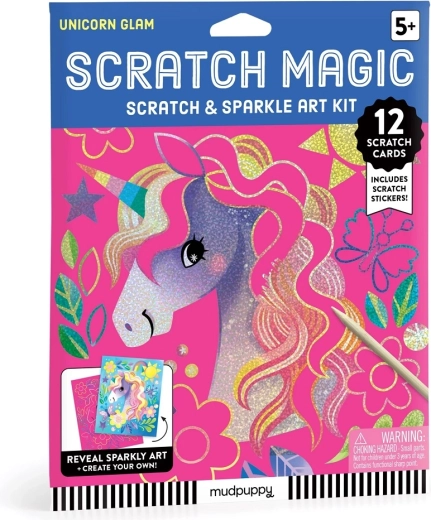 Mudpuppy set créatif à gratter licorne