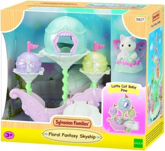 Véhicule volant des fées des fleurs SYLVANIAN FAMILIES avec fée chat