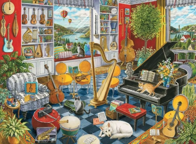 Ravensburger puzzle Salle de musique 500 pièces