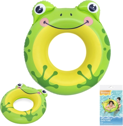Bestway bouée gonflable pour enfants grenouille 85 × 76 cm