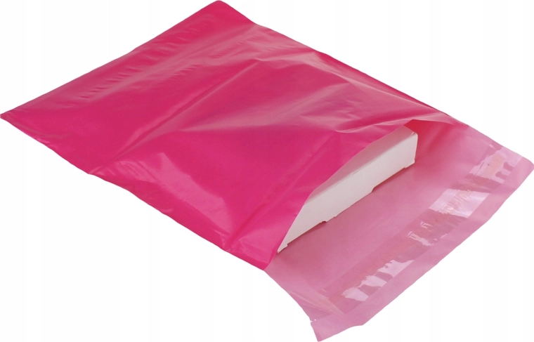 Enveloppes d’expédition en polyéthylène rose fuchsia 500 × 600 mm, 50 pcs