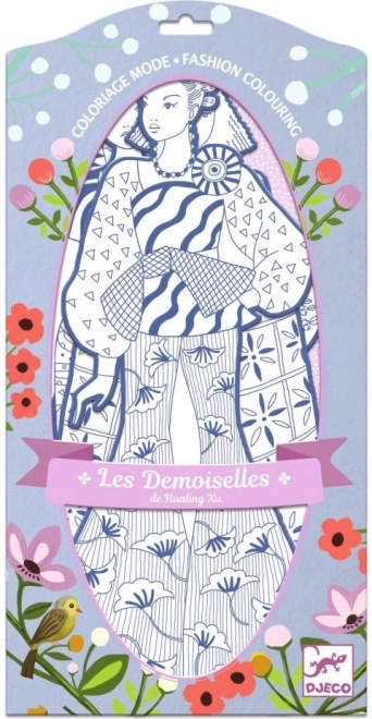 DJECO Coloriages de mode Laura et amis