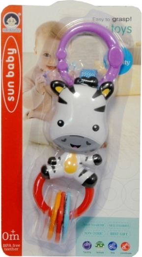 Hochets suspendu zèbre pour bébés