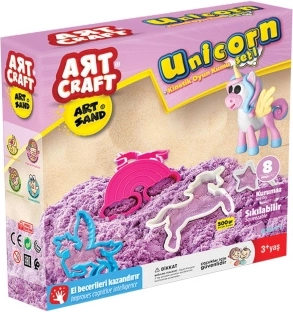 Art craft sable cinétique licornes 500 g - 1 pièce