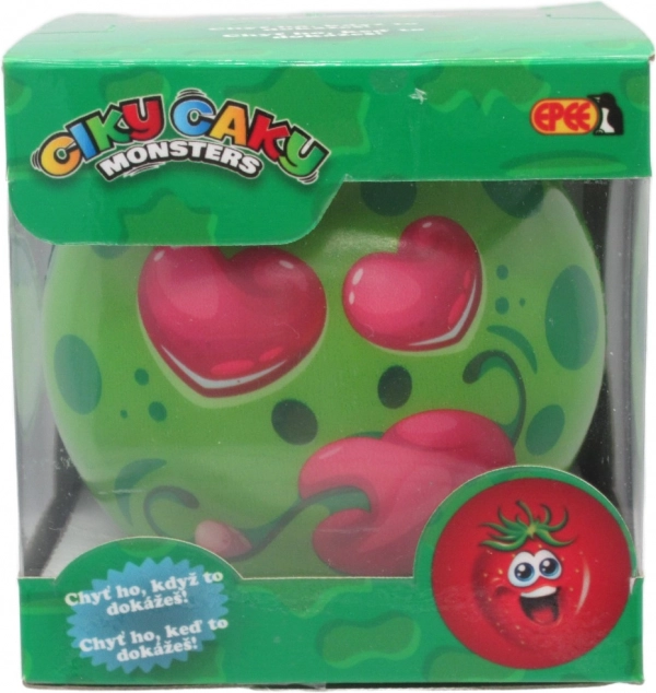 Balle amusante Ciky Caky Monsters – Vert
