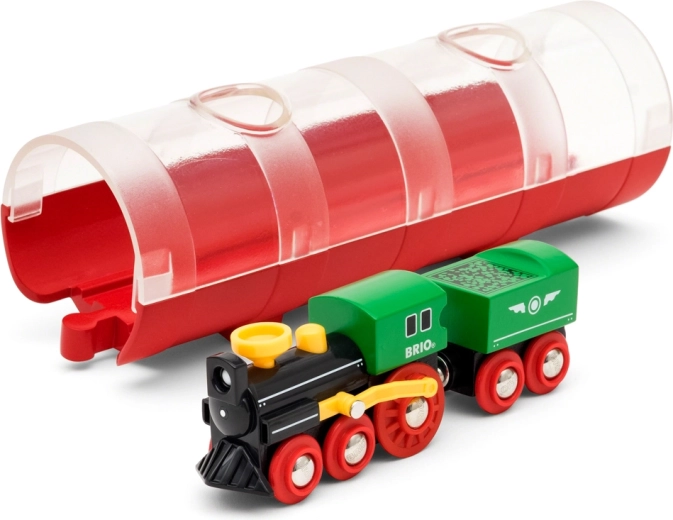 BRIO World tunnel et train à vapeur