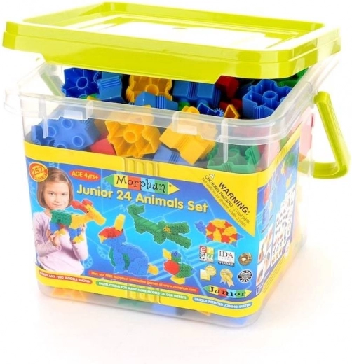 Blocs de construction Morphun Junior 24 Animaux 252 pcs
