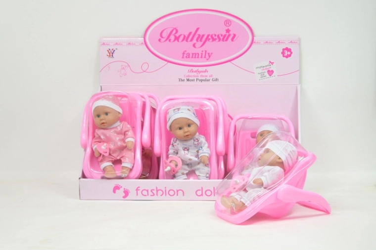 Mini figurines de bébés en porte-bébé (6 pcs)
