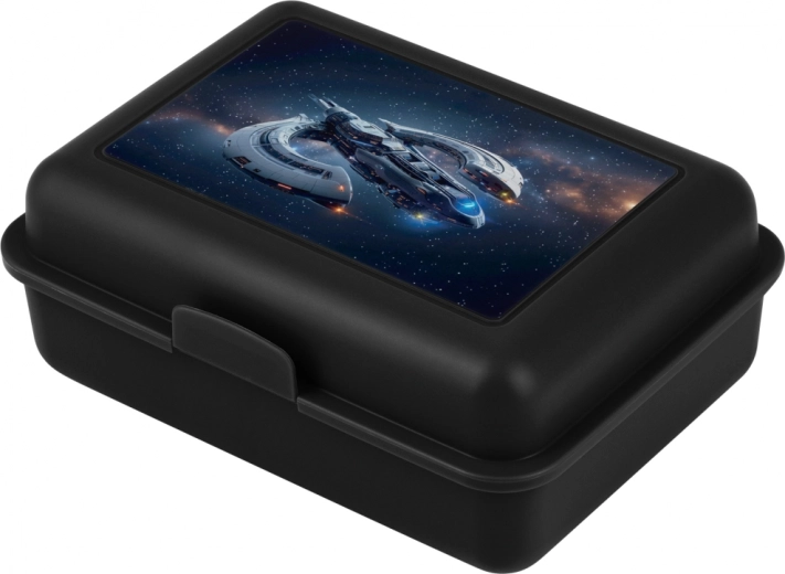 Boîte à déjeuner avec motif de vaisseau spatial