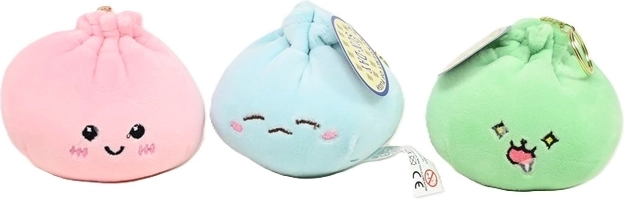 Boazi porte-clés peluche pierogi avec pouet 10 cm - 1 pièce