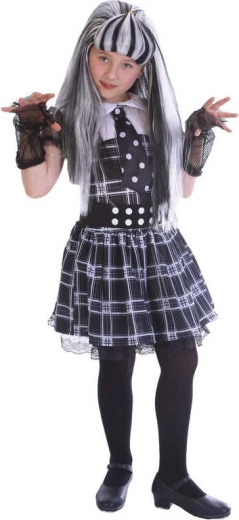 Costume de carnaval Petite monstre pour filles taille S (110–120 cm) - 1 pièce