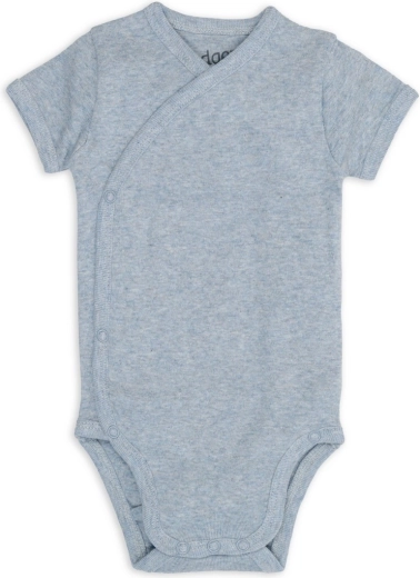Body cache-cœur Lodger à manches courtes Melange Blue Fogg, taille 68