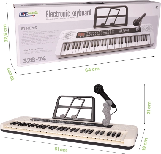 Orgue électronique avec 61 touches