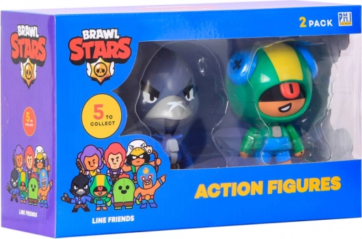 Figurines d’action 11 cm Brawl Stars – lot de 2, série 1