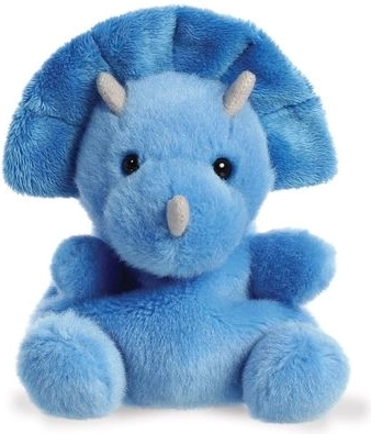 Palm Pals Tank triceratops figurine en peluche env. 13 cm - 1 pièce