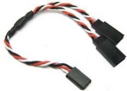 Câble répartiteur en Y pour servo Futaba 90 cm (torsadé) - 1 pièce