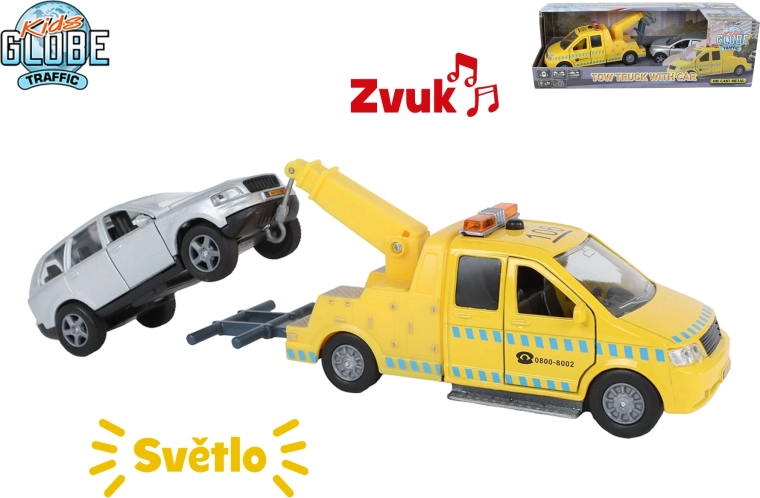 Kids Globe Traffic dépanneuse avec lumières et sons 14 cm