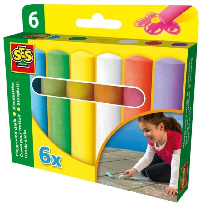 Ensemble de craies pour trottoir