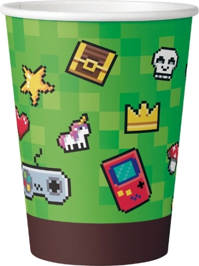 Gobelets en papier Game On 200 ml (lot de 6 pcs)