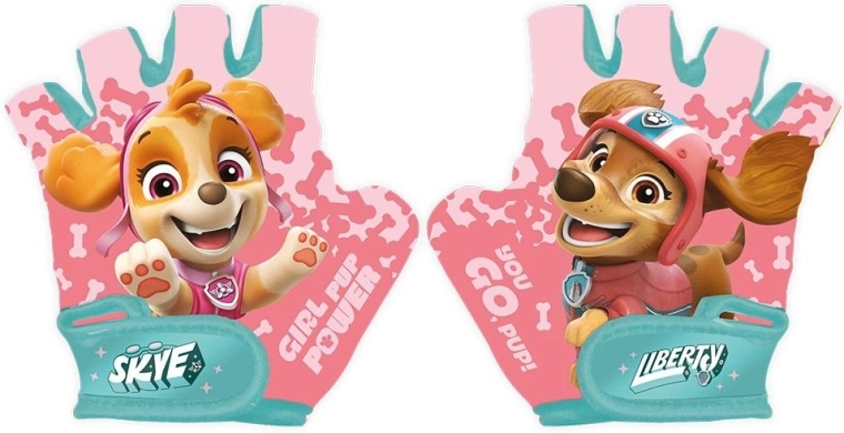 Gants de cyclisme pour enfant Pat’ Patrouille roses - 1 pièce