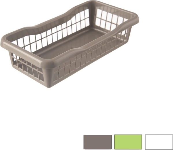 Panier de rangement en plastique 20 × 10 × 5 cm, mix de couleurs