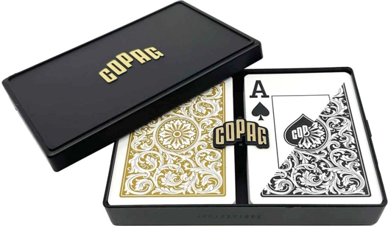 Cartes de poker COPAG Elite or/noir