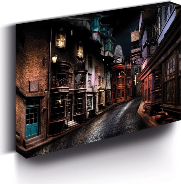 Tableau LED lumineux 30x40 cm, Harry Potter - Chemin de Traverse