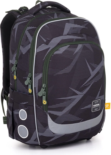Sac à dos scolaire Topgal Lori vert-gris
