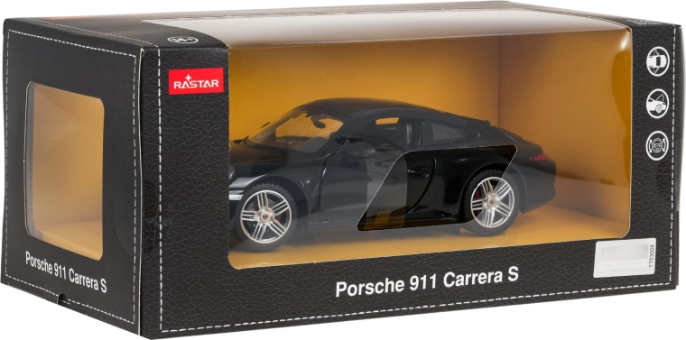 Modèle métallique Porsche 911 noir à l’échelle 1:24 RASTAR
