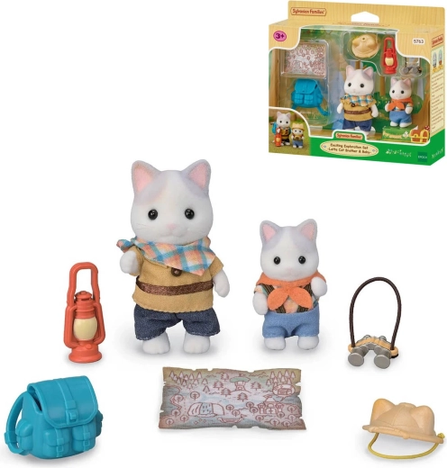 Sylvanian Families grande expédition – frère et sœur Latte Cat Mick et Mabel