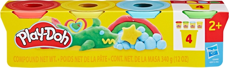 Play-Doh set de pâte à modeler 4×85 g