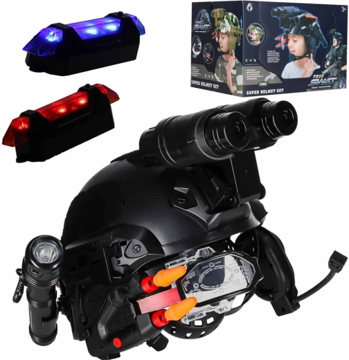 Casque tactique pour enfants avec accessoires interactifs