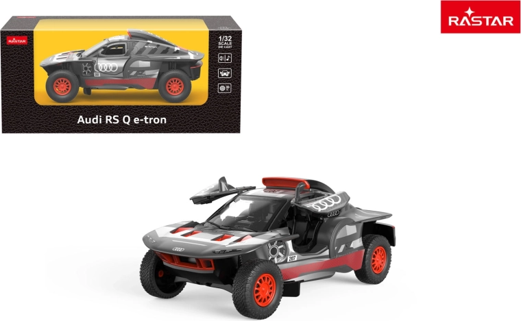 Voiture en métal Rastar Audi RS Q e-tron 1:32 grise - 1 pièce