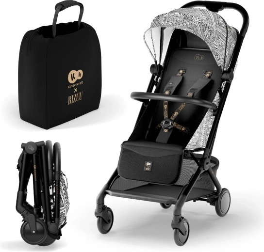 Poussette sportive Kinderkraft Pilot 2 Lunar Black Bizuu