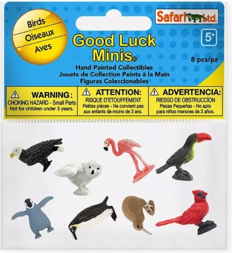 Safari Ltd. mini figurines d’oiseaux Good Luck Minis Funpack