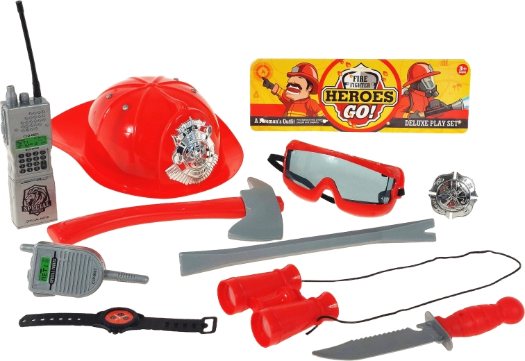 Set de pompier avec casque Adar