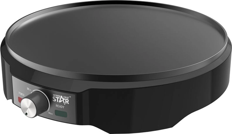 Crêpière électrique WinningStar 1200 W noire