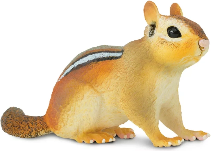 Figurine de tamia rayé (chipmunk) de l’Est Safari Ltd. - 1 pièce