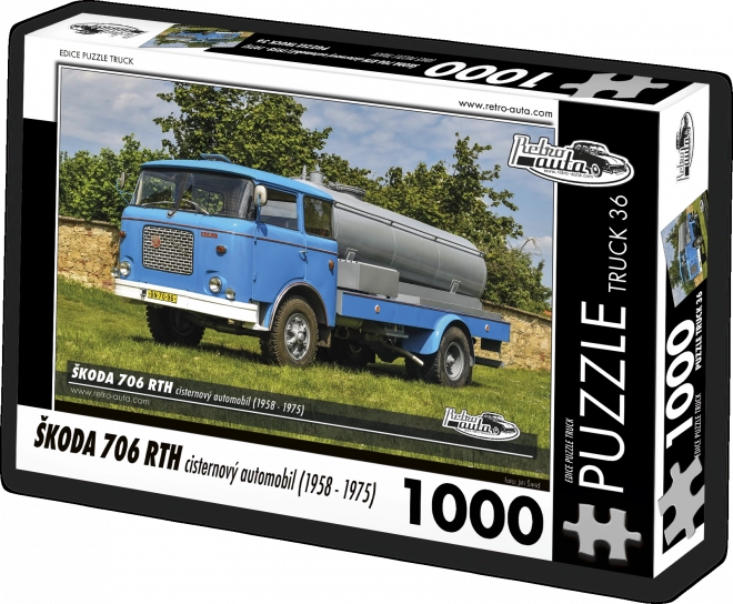 Puzzle Retro-automobiles Škoda 706 RTH camion-citerne – 1000 pièces