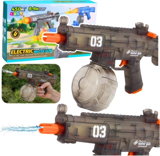 Pistolet à eau électrique automatique 450 ml, portée 8–9 m