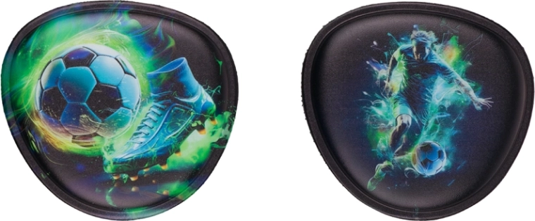 Baagl Baaglies – lot de 2 badges Football