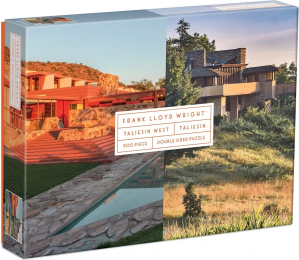 Puzzle recto verso Frank Lloyd Wright : Taliesin et Taliesin West 500 pièces